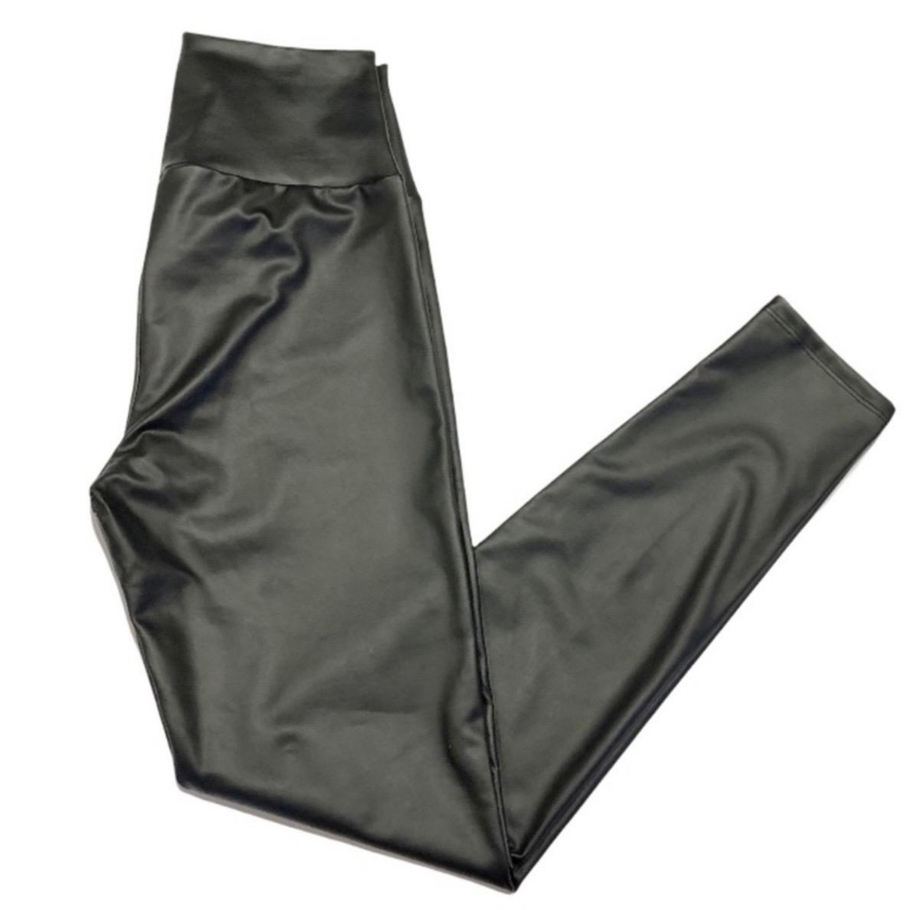 It's that time!!! ImageNation High Waisted Matte Black Faux Leather Leggings